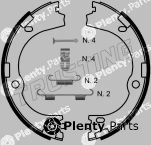 Trusting 253.752K — Brake Shoe Set, parking brake