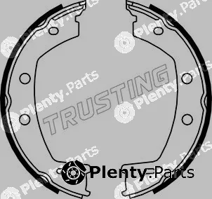 Trusting 092.312 — Brake Shoe Set, parking brake