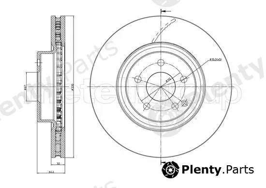 Trusting DF1040 — Brake Disc