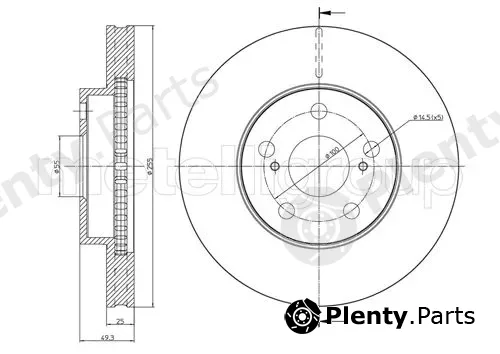 Trusting DF1064 — Brake Disc