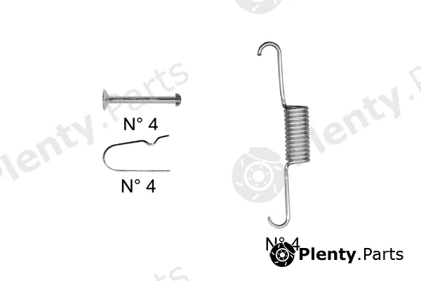 Trusting K455 — Accessory Kit, brake shoes