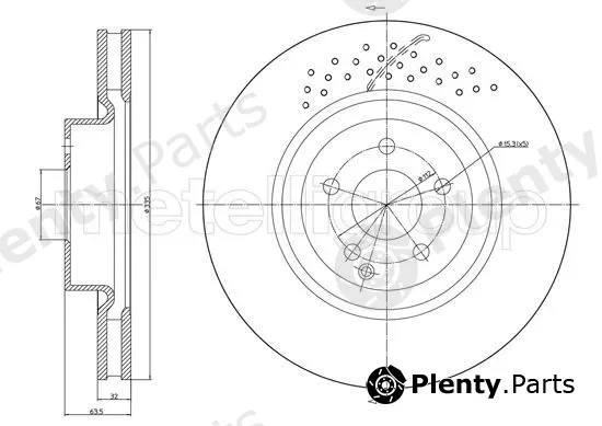 Trusting DF1365 — Brake Disc