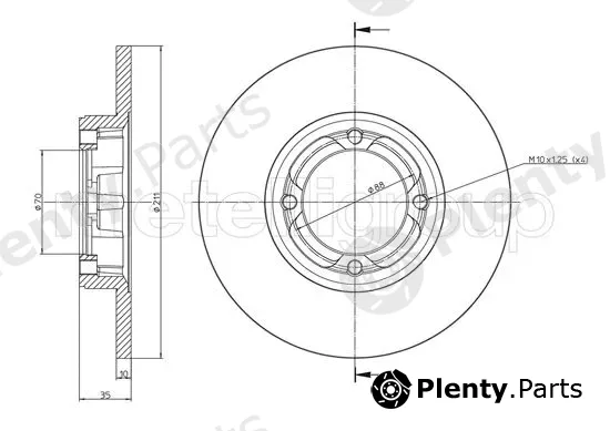 Trusting DF754 — Brake Disc