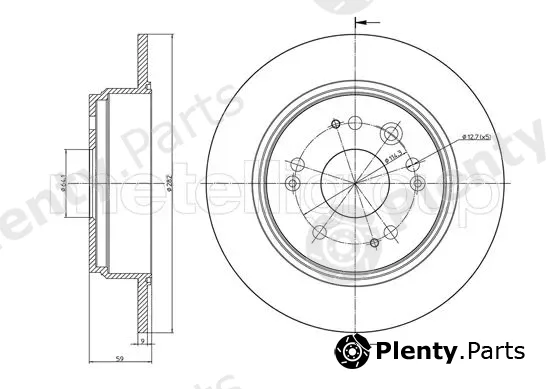 Trusting DF1109 — Brake Disc