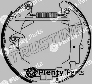 Trusting 6350 — Brake Shoe Set Kit premounted