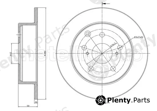 Trusting DF1189 — Brake Disc