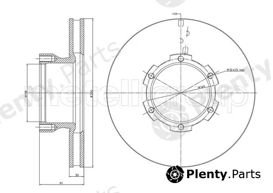 Trusting DF603 — Brake Disc