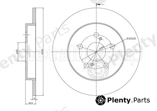 Trusting DF1440 — Brake Disc