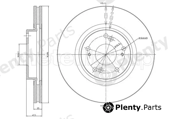 Trusting DF1348 — Brake Disc