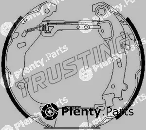 Trusting 6258 — Brake Shoe Set Kit premounted