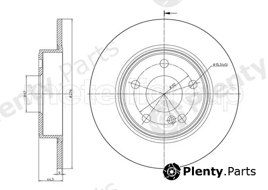 Trusting DF1662 — Brake Disc