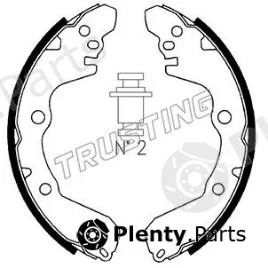 Trusting 064.165 — Brake Shoe Set