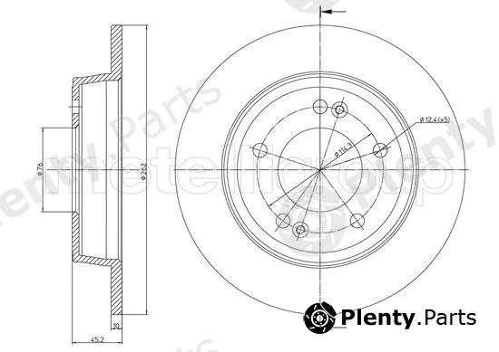 Trusting DF1493 — Brake Disc