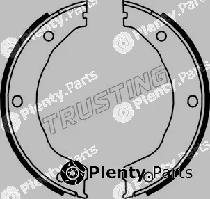 Trusting 040.158 — Brake Shoe Set, parking brake