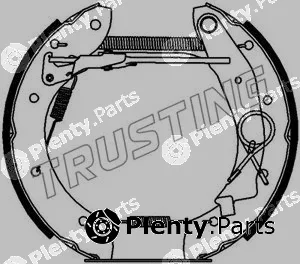 Trusting 6463 — Brake Shoe Set Kit premounted