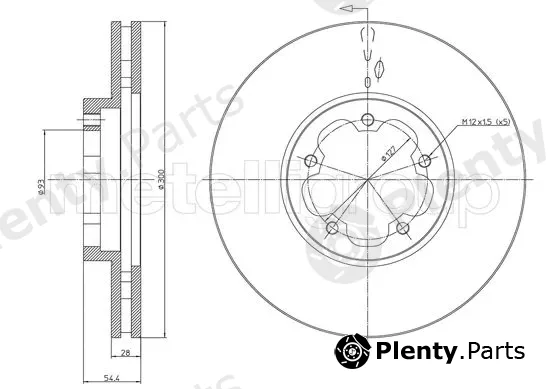 Trusting DF1488 — Brake Disc