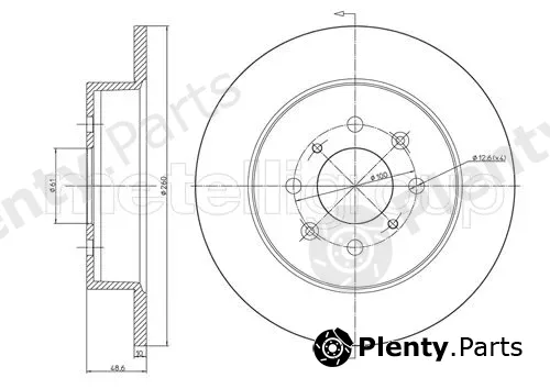 Trusting DF1107 — Brake Disc