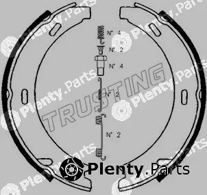 Trusting 052.121K — Brake Shoe Set, parking brake