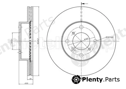 Trusting DF725 — Brake Disc
