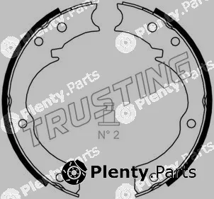 Trusting 253.705 — Brake Shoe Set, parking brake