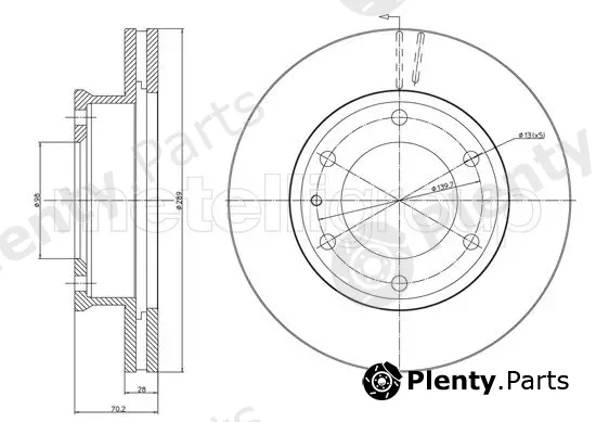 Trusting DF1307 — Brake Disc