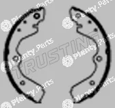 Trusting 253.710 — Brake Shoe Set