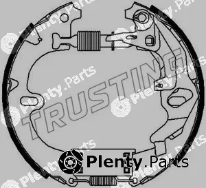 Trusting 6323 — Brake Shoe Set Kit premounted