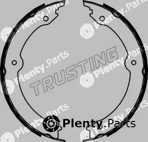 Trusting 115.323 — Brake Shoe Set, parking brake