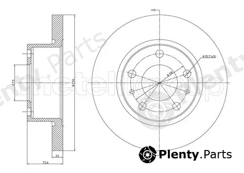 Trusting DF1023 — Brake Disc
