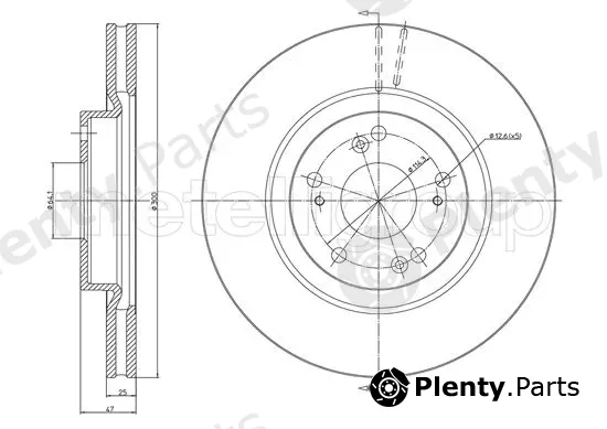 Trusting DF1651 — Brake Disc