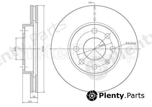 Trusting DF953 — Brake Disc