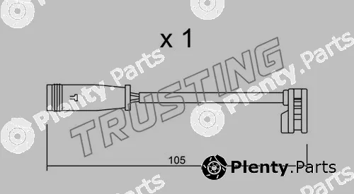 Trusting SU.313 — Warning Contact, brake pad wear