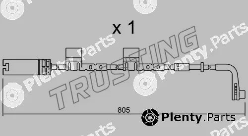 Trusting SU.222 — Warning Contact, brake pad wear
