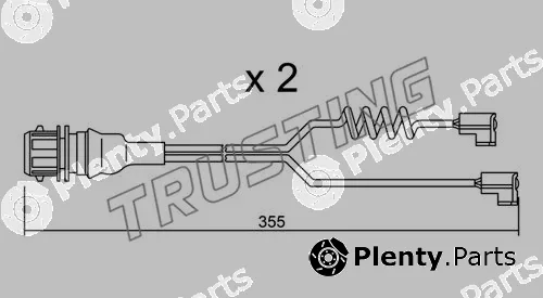 Trusting SU.181K — Warning Contact, brake pad wear
