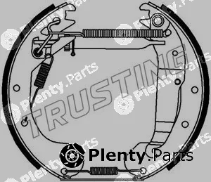 Trusting 6242 — Brake Shoe Set Kit premounted