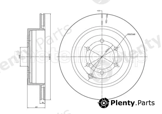 Trusting DF1423 — Brake Disc