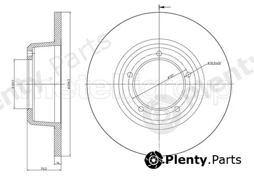 Trusting DF122 — Brake Disc