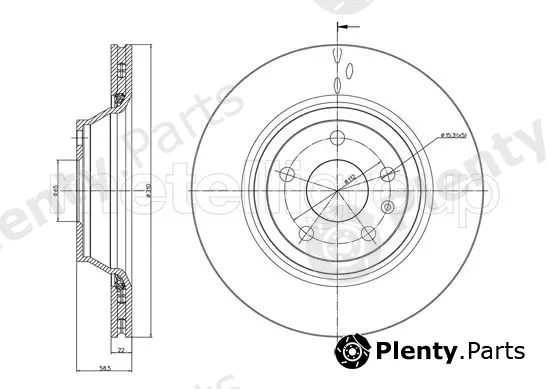 Trusting DF1608 — Brake Disc