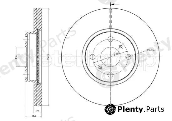 Trusting DF1068 — Brake Disc