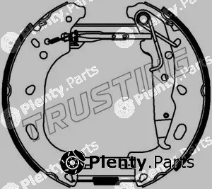 Trusting 6432 — Brake Shoe Set Kit premounted