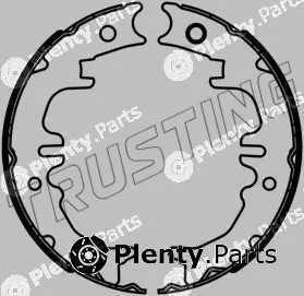 Trusting 253.688 — Brake Shoe Set, parking brake