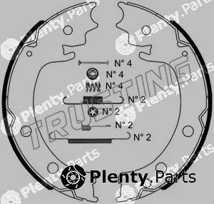 Trusting 111.253K — Brake Shoe Set, parking brake