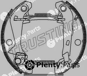 Trusting 6010 — Brake Shoe Set Kit premounted