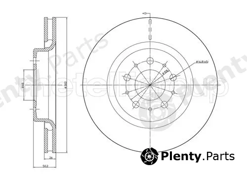 Trusting DF817 — Brake Disc