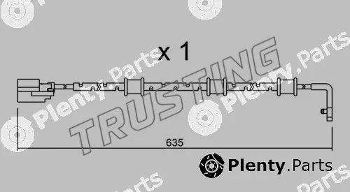 Trusting SU.323 — Warning Contact, brake pad wear