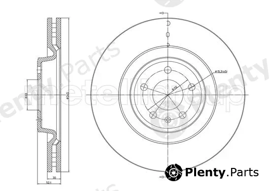 Trusting DF1634 — Brake Disc