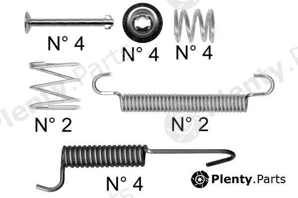 Trusting K465 — Accessory Kit, brake shoes
