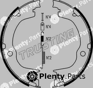 Trusting 073.175K — Brake Shoe Set, parking brake