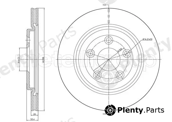 Trusting DF1116 — Brake Disc