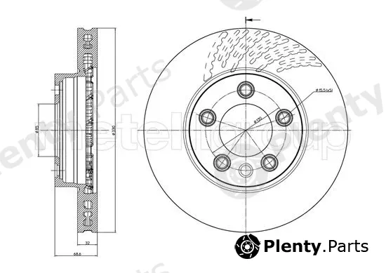 Trusting DF557 — Brake Disc